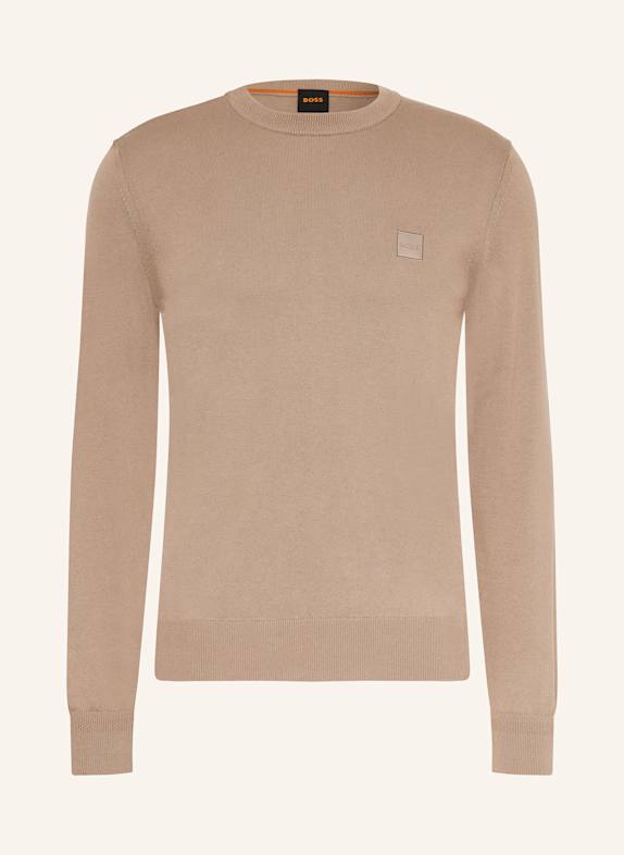 BOSS Pullover KANOVANO HELLBRAUN