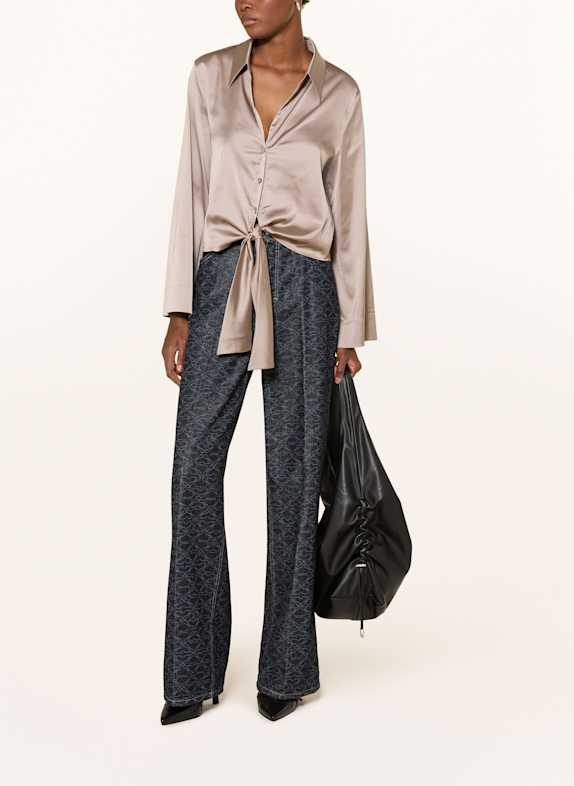 HUGO Satijnen blouse ERRIKA BEIGE