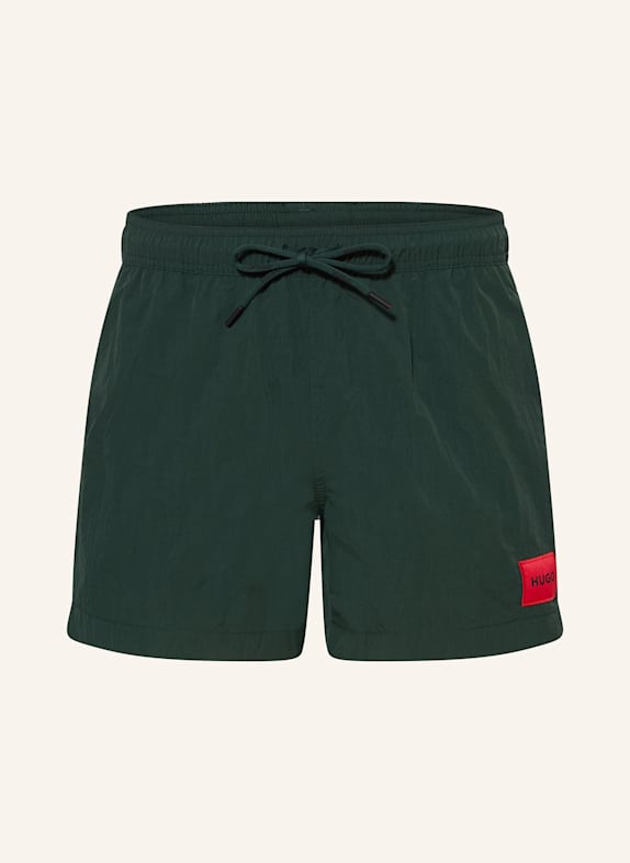 HUGO Badeshorts DOMINICA DUNKELGRÜN