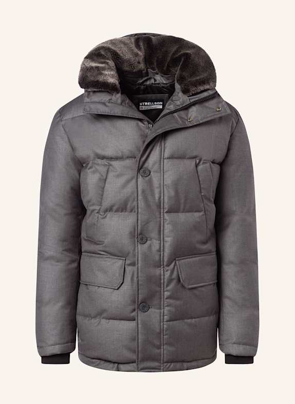 STRELLSON Parka PLAZA 3.0 GRAU
