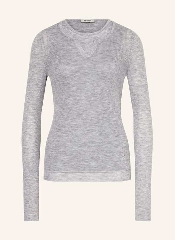 SANDRO Longsleeve GRAU