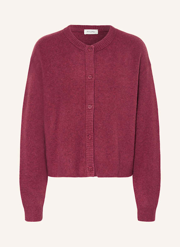 American Vintage Cardigan DAMSVILLE DARK RED
