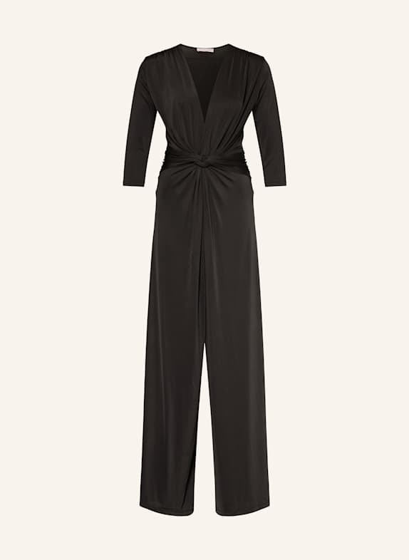 marivie Jumpsuit TEMPT ME! aus Jersey mit 3/4-Arm SCHWARZ