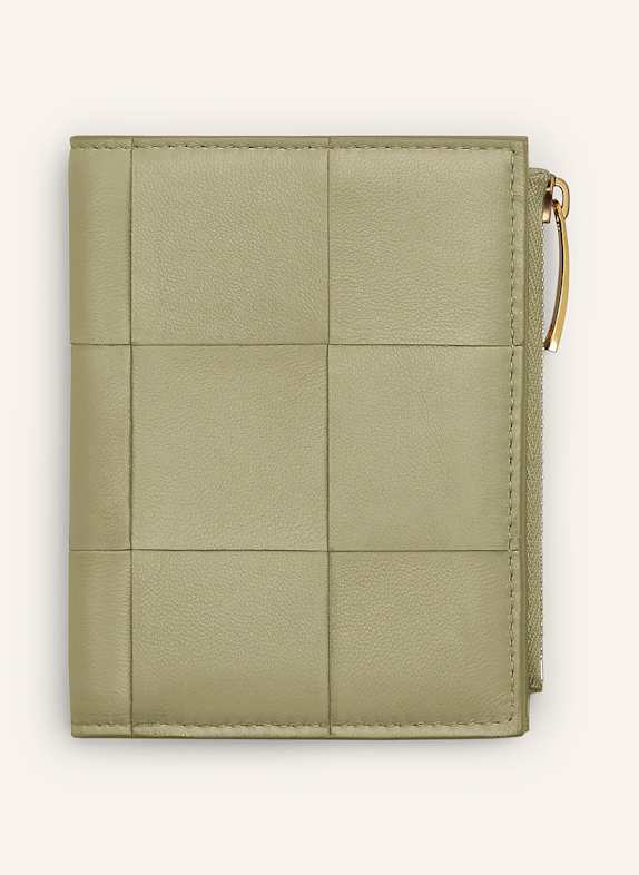 BOTTEGA VENETA Geldbörse CASSETTE SMALL TRAVERTINE