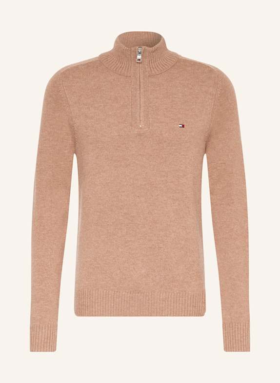 TOMMY HILFIGER Troyer HELLBRAUN