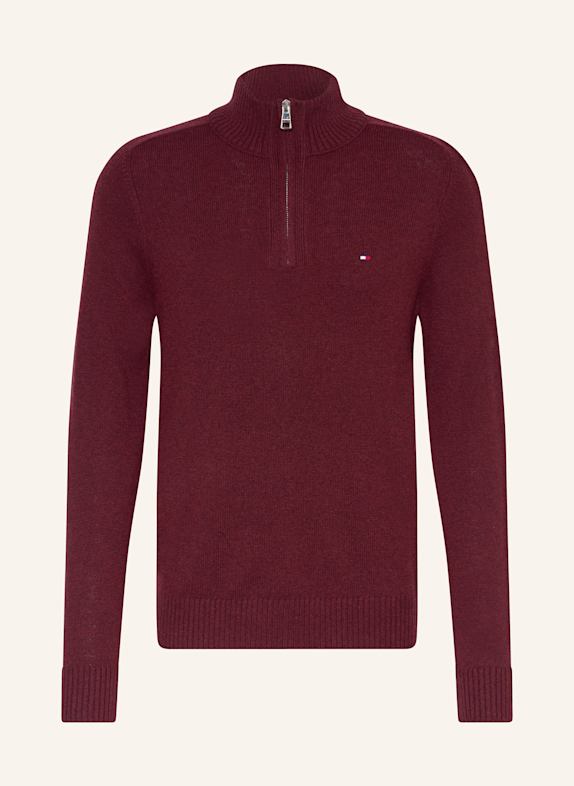 TOMMY HILFIGER Troyer DUNKELROT