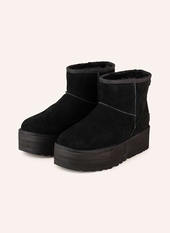 UGG Platform boots CLASSIC MINI PLATFORM BLACK