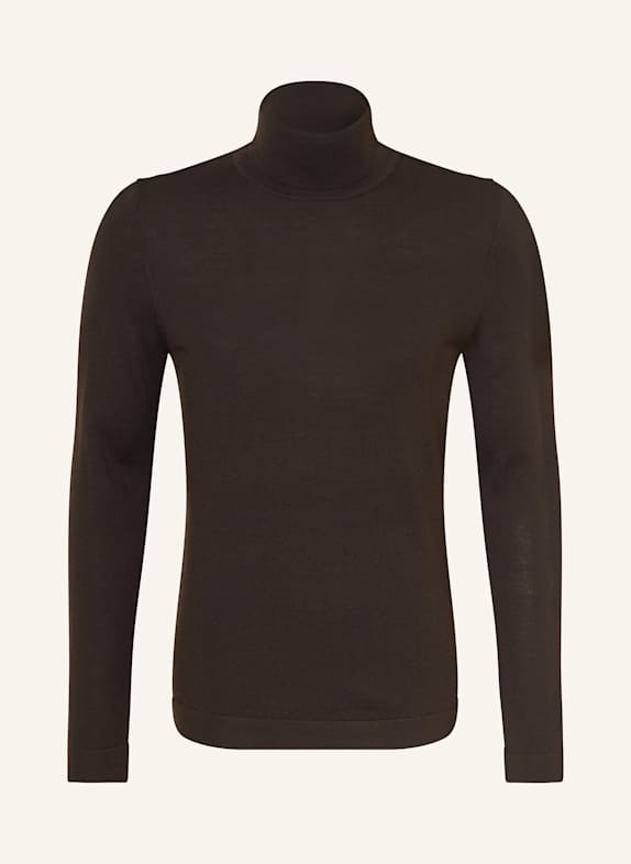 DRYKORN Rollkragenpullover JOEY DUNKELBRAUN