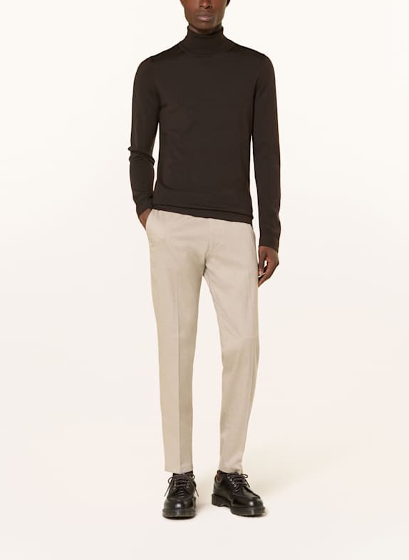 DRYKORN Rollkragenpullover JOEY DUNKELBRAUN