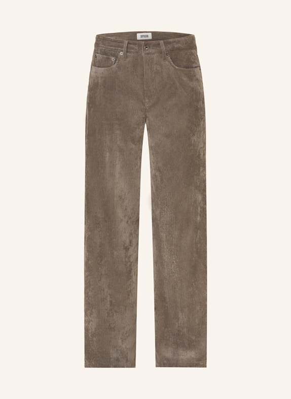 DRYKORN Marlenehose MEDLEY aus Cord DUNKELGRAU