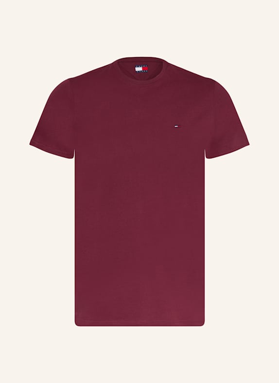 TOMMY JEANS T-Shirt DUNKELROT