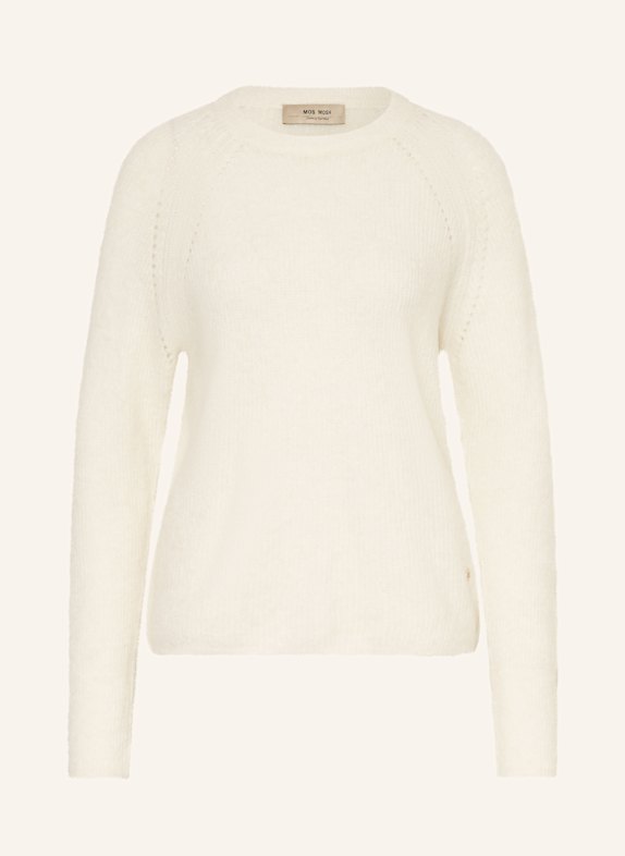 MOS MOSH Pullover MMTAMMY THORA mit Alapka und Cashmere ECRU