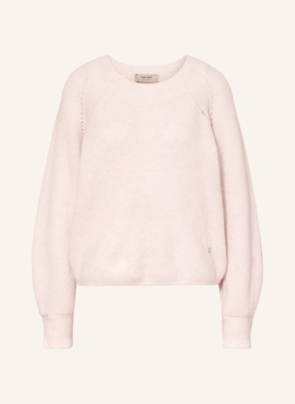 MOS MOSH Pullover mit Alpaka HELLROSA