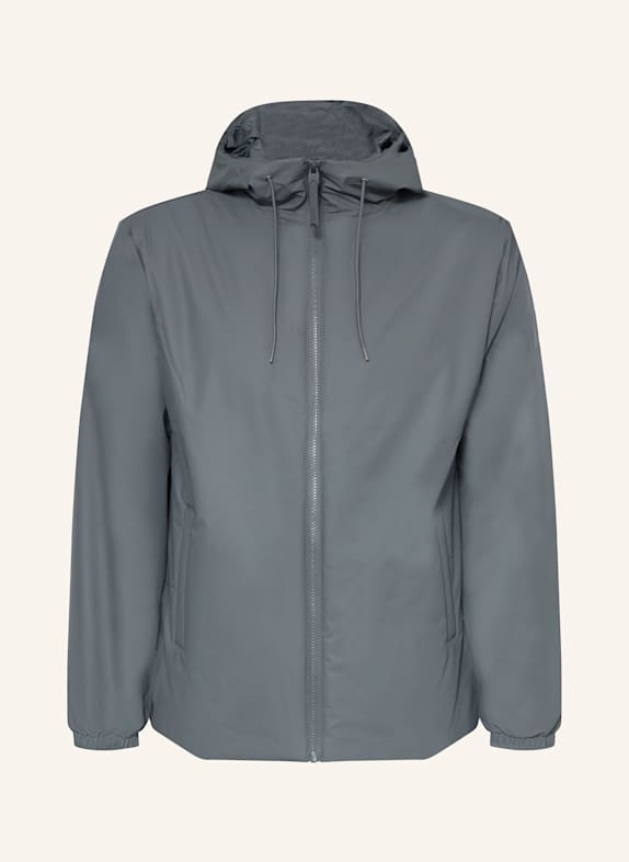 RAINS LOHJA rain jacket BLUE GRAY