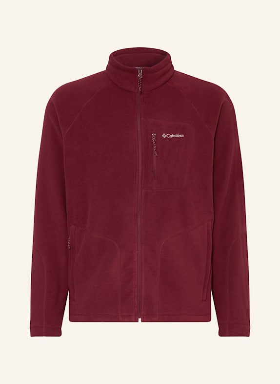 Columbia Kurtka z polaru FAST TRECK™ CIEMNOCZERWONY