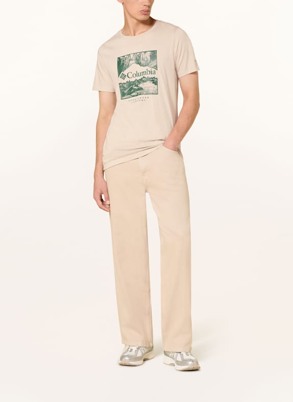 Columbia T-shirt CSC™ SEASONAL LOGO LYSEBRUN / MØRKEGRØN