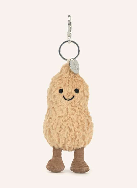 Jellycat Brelok i zawieszka do torby AMUSEABLES PEANUT KREMOWY