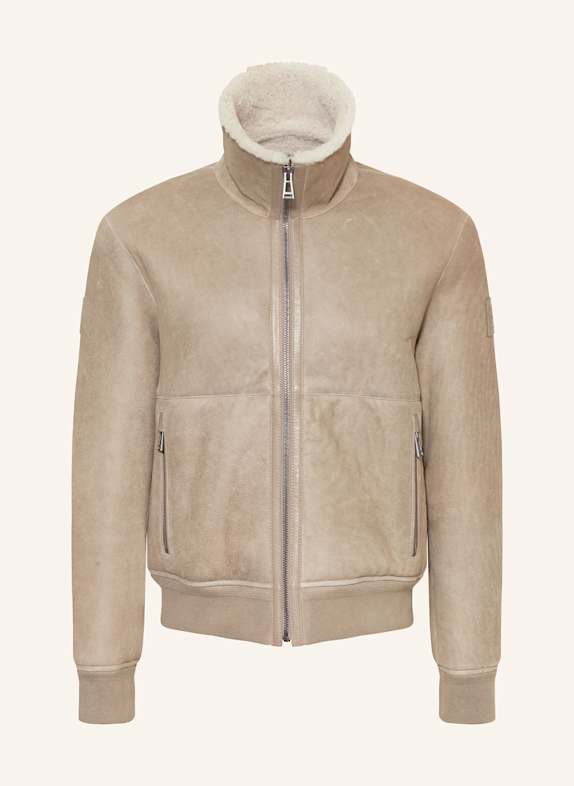 BELSTAFF Lederjacke TRACE HELLGRAU