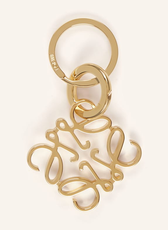 LOEWE Schlüsselanhänger ANAGRAM GOLD