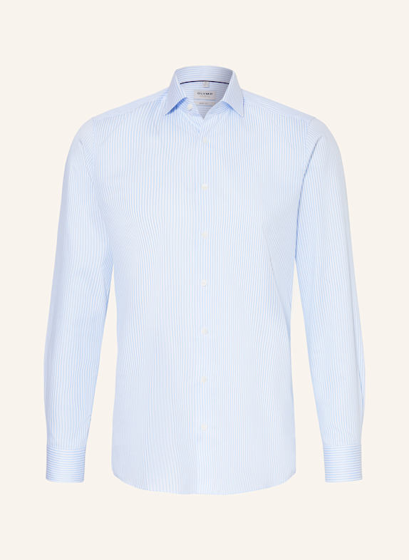 OLYMP Chemise Level Five coupe ajustée TURQUOISE/ BLANC