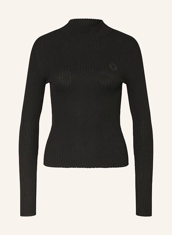 HUGO BLUE Pullover SARMIE SCHWARZ