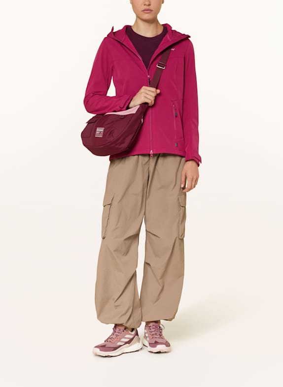 me°ru' Softshelljacka TOULOUSE FUCHSIA