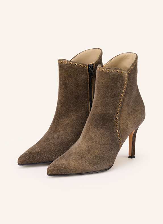 Dirndl & Bua Stiefeletten ANTIBOCK DUNKELBRAUN