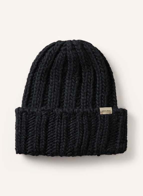 WOOLRICH Mütze SCHWARZ