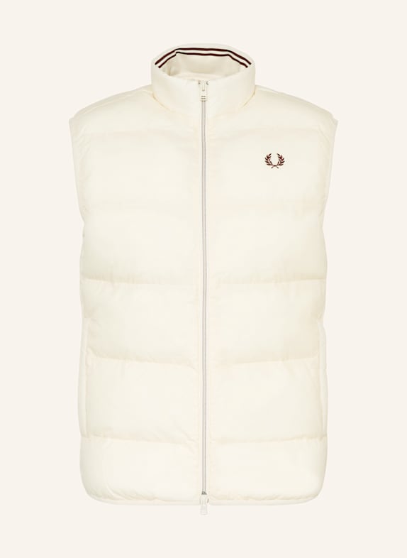 FRED PERRY Steppweste ECRU