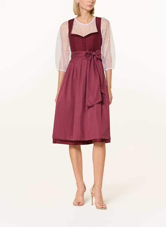CocoVero Dirndlblouse OPHIE met 3/4-mouwen WIT
