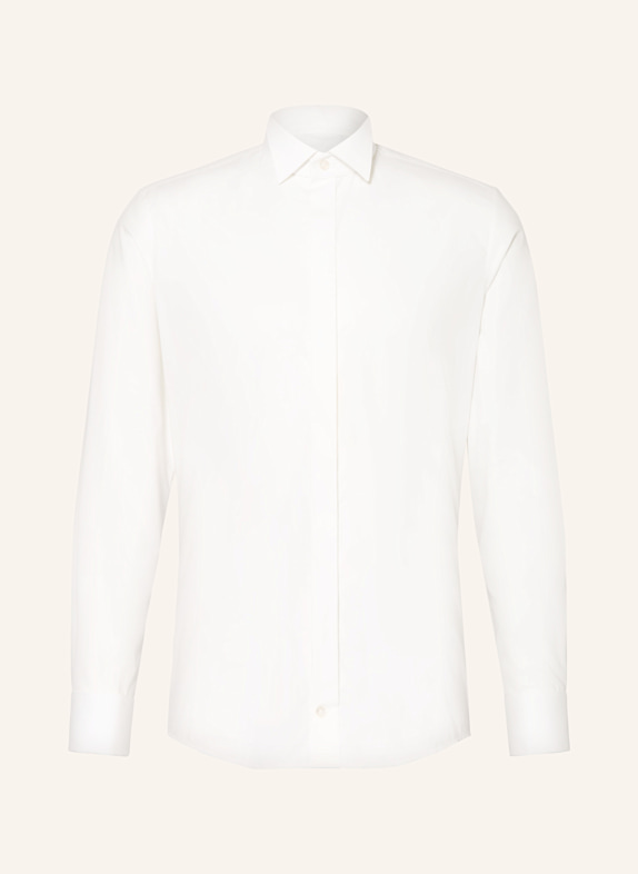 WILVORST Smoking-Hemd Body Fit  WEISS