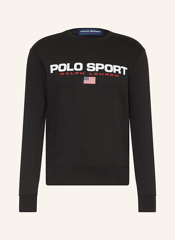 POLO SPORT Sweatshirt  SCHWARZ/ WEISS