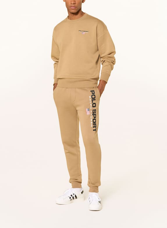 POLO SPORT RALPH LAUREN Sweatpants CAMEL