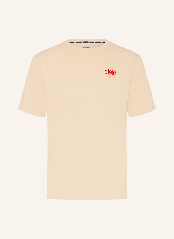 ciele athletics T-Shirt HELLBRAUN / ROT