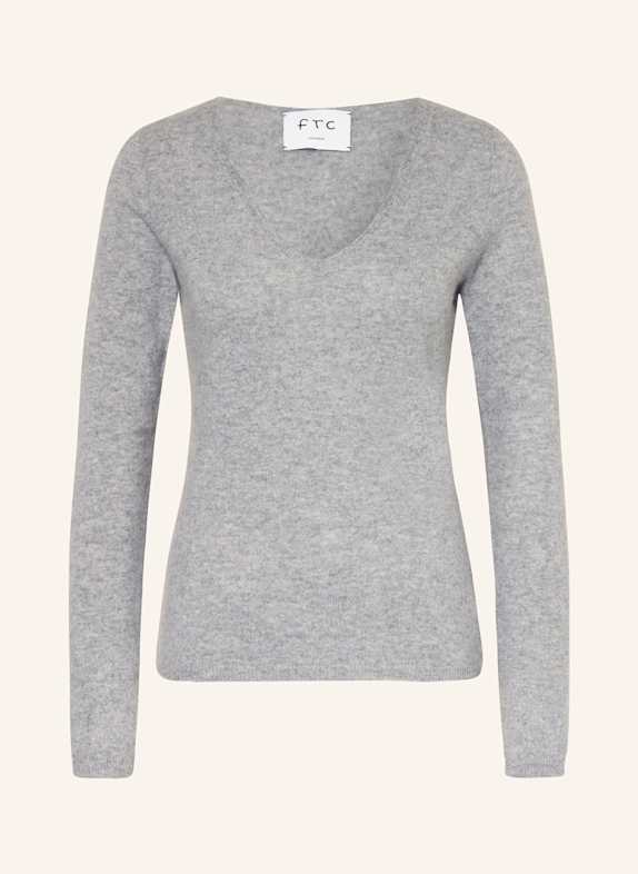 FTC CASHMERE Cashmere-Pullover GRAU