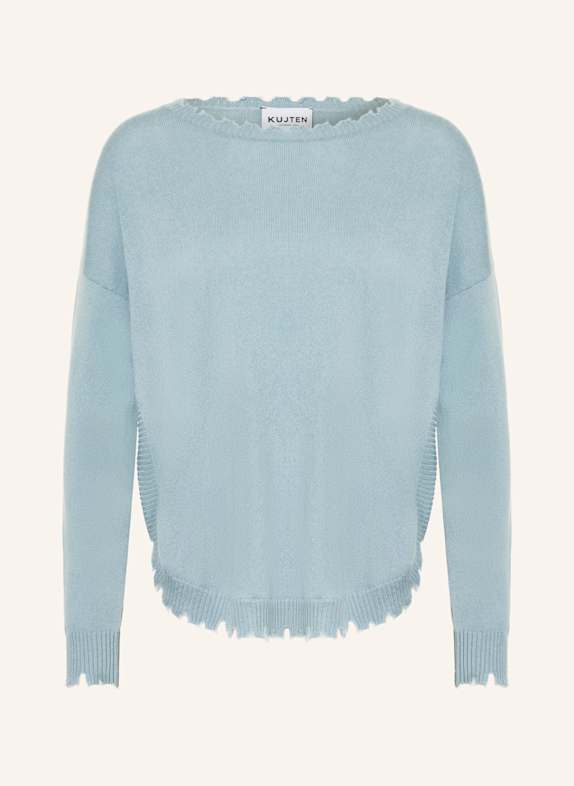 KUJTEN Cashmere-Pullover MELAH HELLBLAU