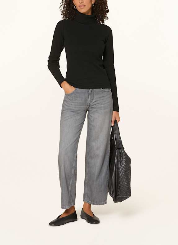 LANIUS Turtleneck shirt BLACK