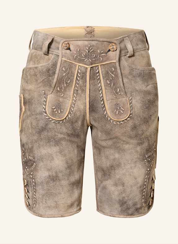 BECKERT Trachten-Lederhose HOFGASTEIN BRAUN/ DUNKELBRAUN