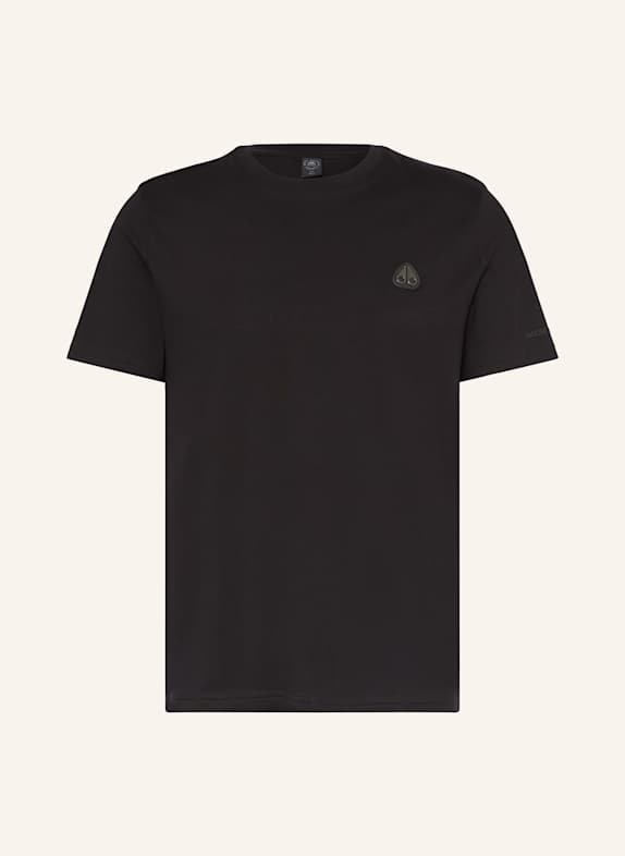 MOOSE KNUCKLES T-shirt CRESCENT CZARNY