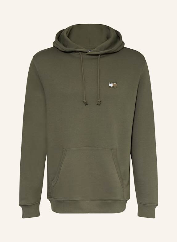 TOMMY JEANS Hoodie DUNKELGRÜN