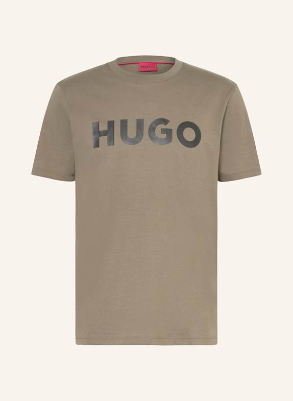 HUGO T-Shirt DULIVIO KHAKI
