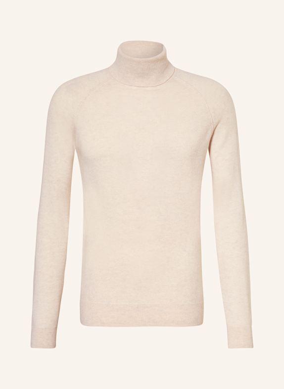 PAUL Rollkragenpullover aus Cashmere BEIGE