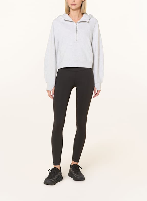 lululemon Hoodie SCUBA OVERSIZED HALF ZIP LICHTGRIJS