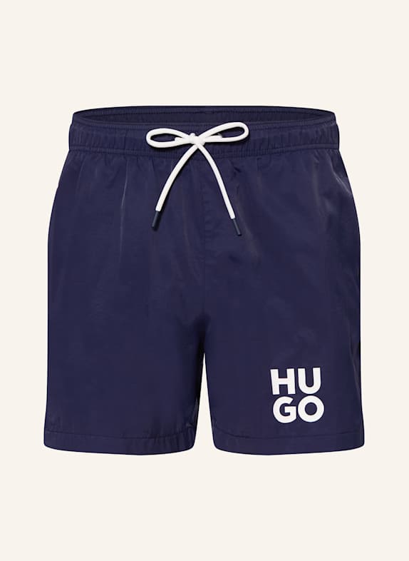 HUGO Badeshorts PAOLO DUNKELBLAU