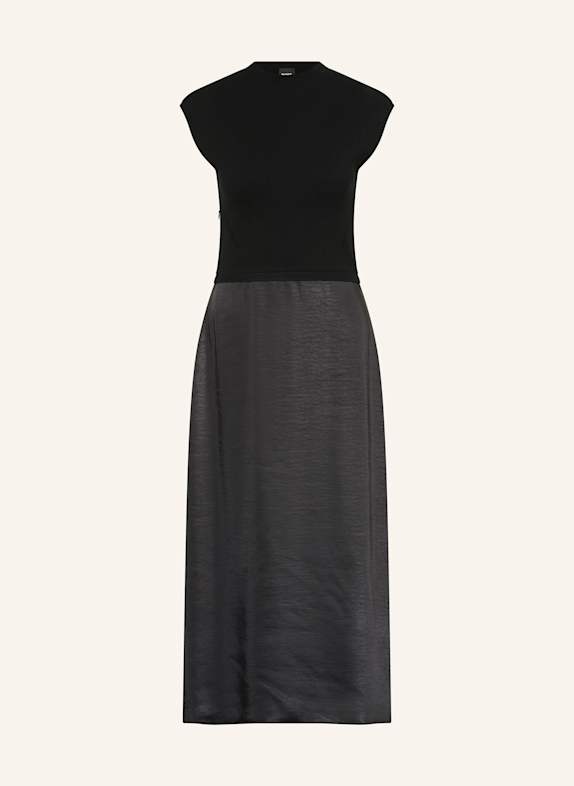 BOSS Kleid FERDOLINI im Materialmix SCHWARZ