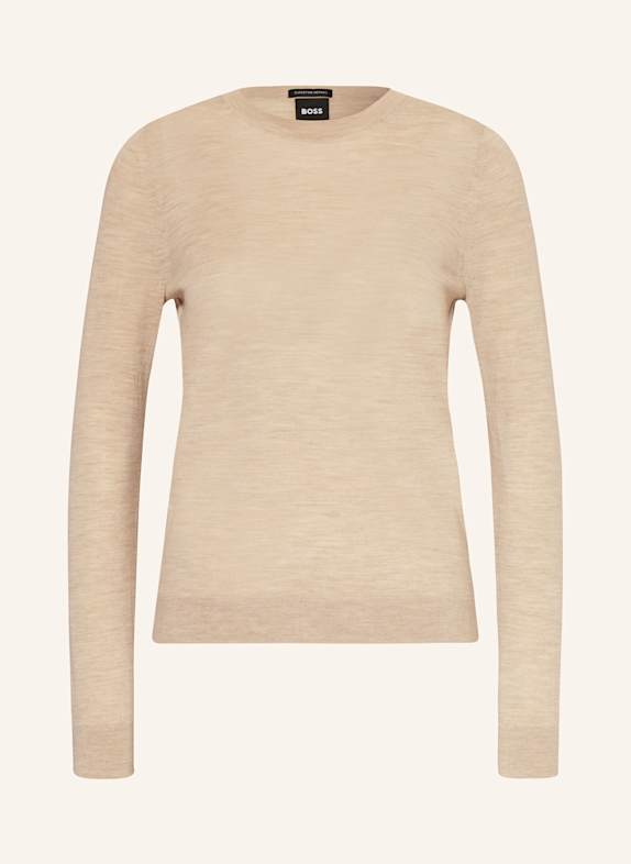 BOSS Pullover FERPINA HELLBRAUN