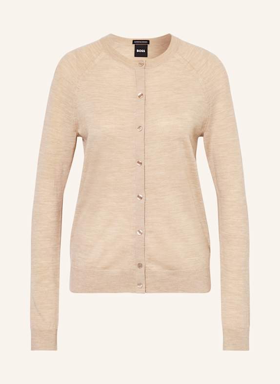 BOSS Strickjacke FONAMI CREME