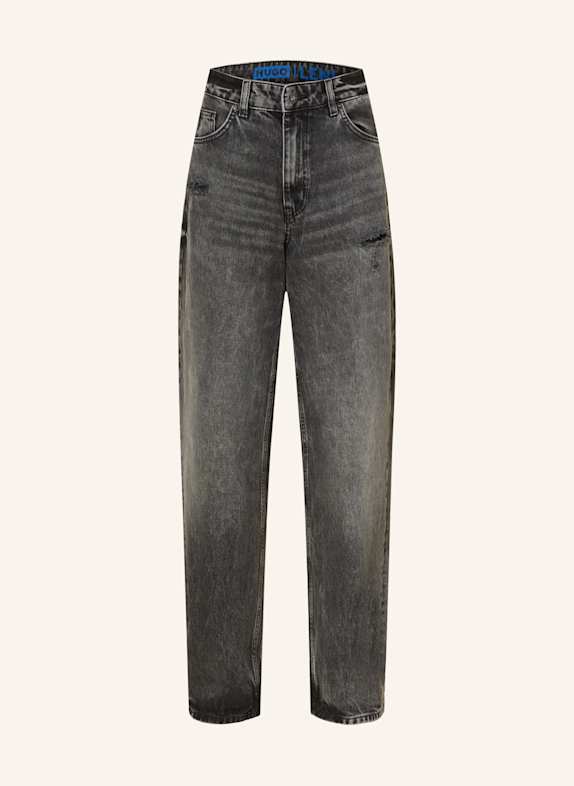HUGO Straight Jeans LENI_B 006 BLACK