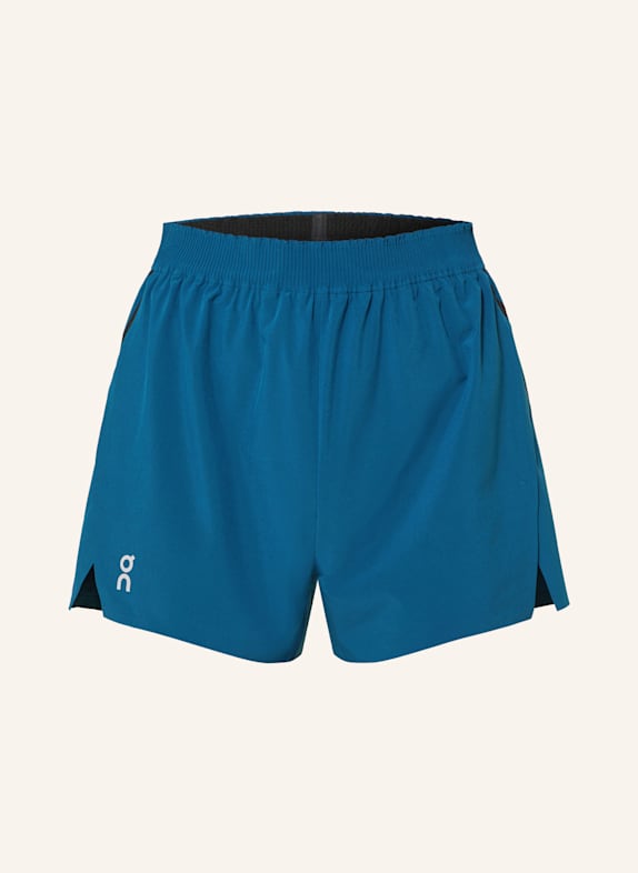 On tRAIN 2-in-1 training shorts TEAL