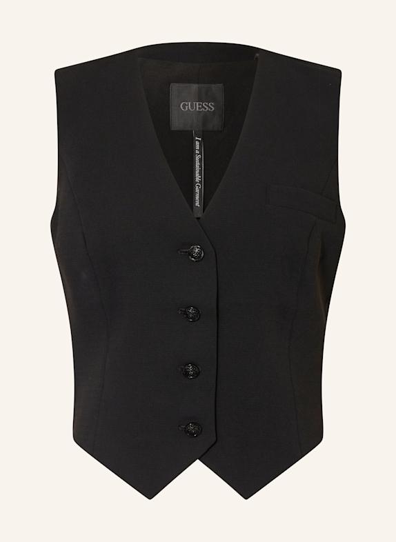 GUESS THEOLINE blazer vest BLACK